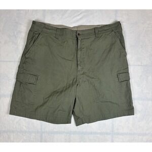 Woolrich Cargo Shorts Mens 40 Hiking Trail Utility Outdoors Green